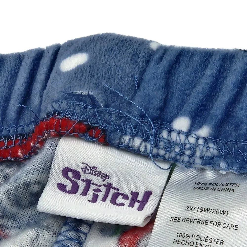 Disney Stitch Women's 2XL 18/20 Stitch Snow Globe Lounge Pants - Picture 15 of 15